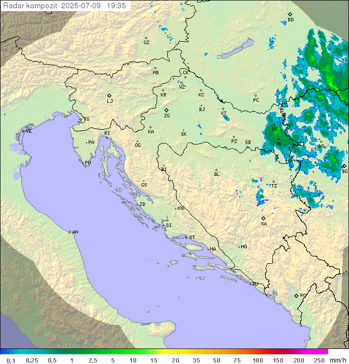 Padavine Hrvaška