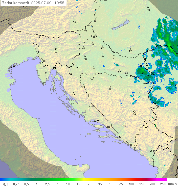Padavine Hrvaška