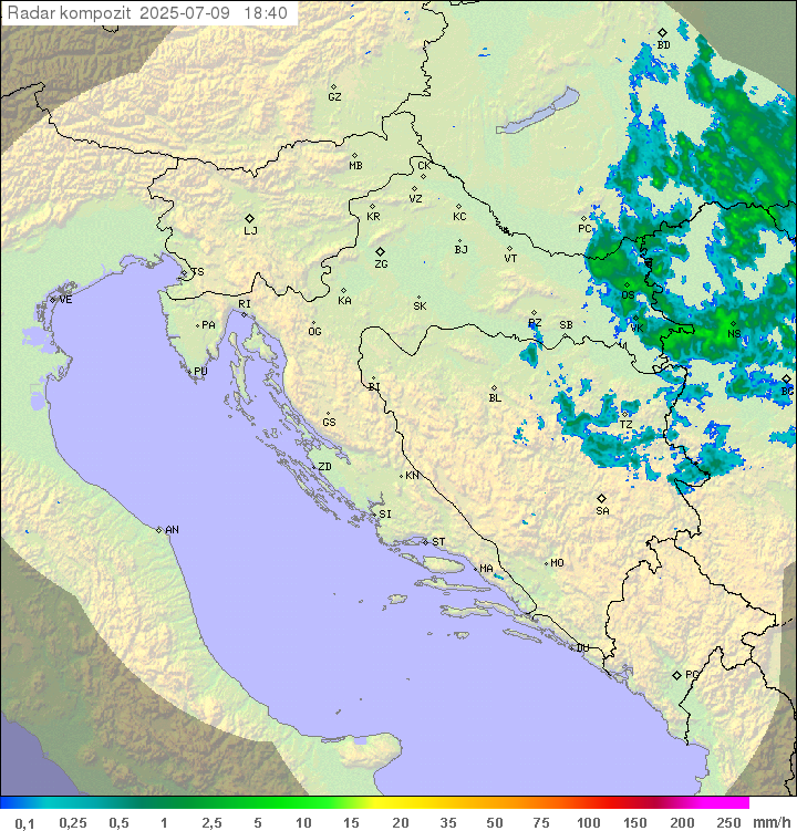 Padavine Hrvaška