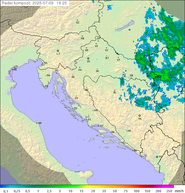 Padavine Hrvaška
