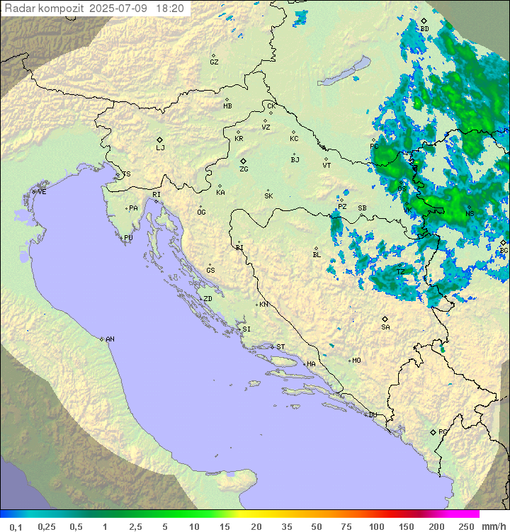 Padavine Hrvaška