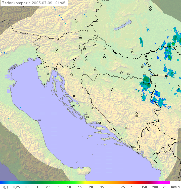 Padavine Hrvaška