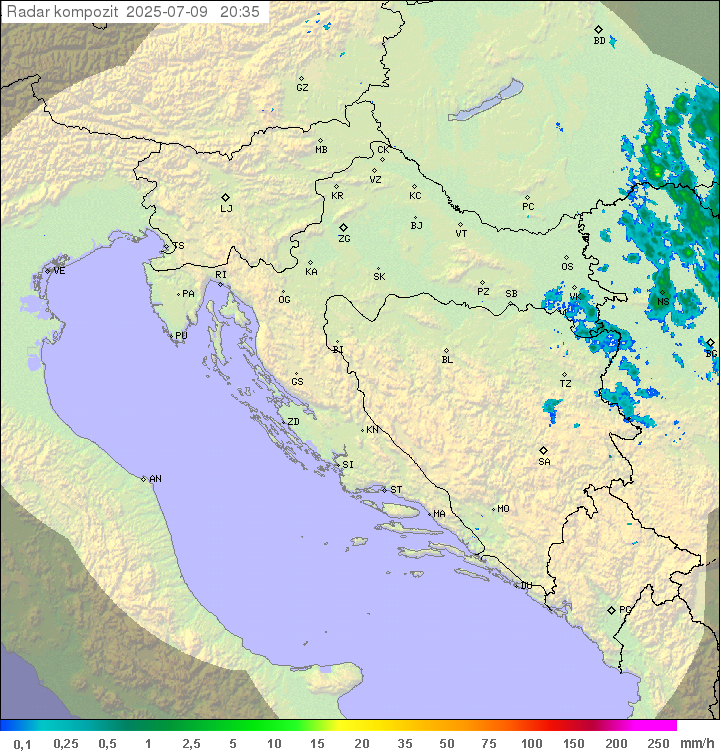 Padavine Hrvaška
