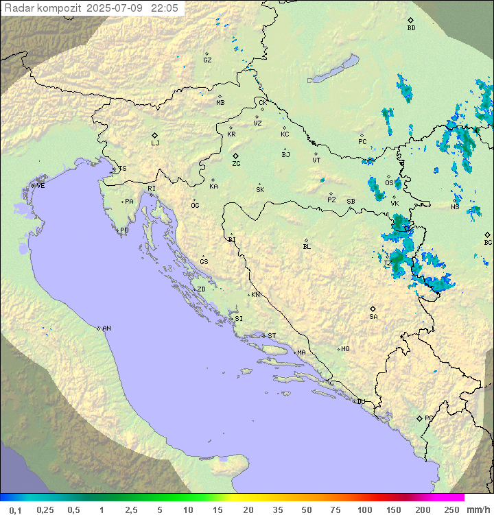 Padavine Hrvaška