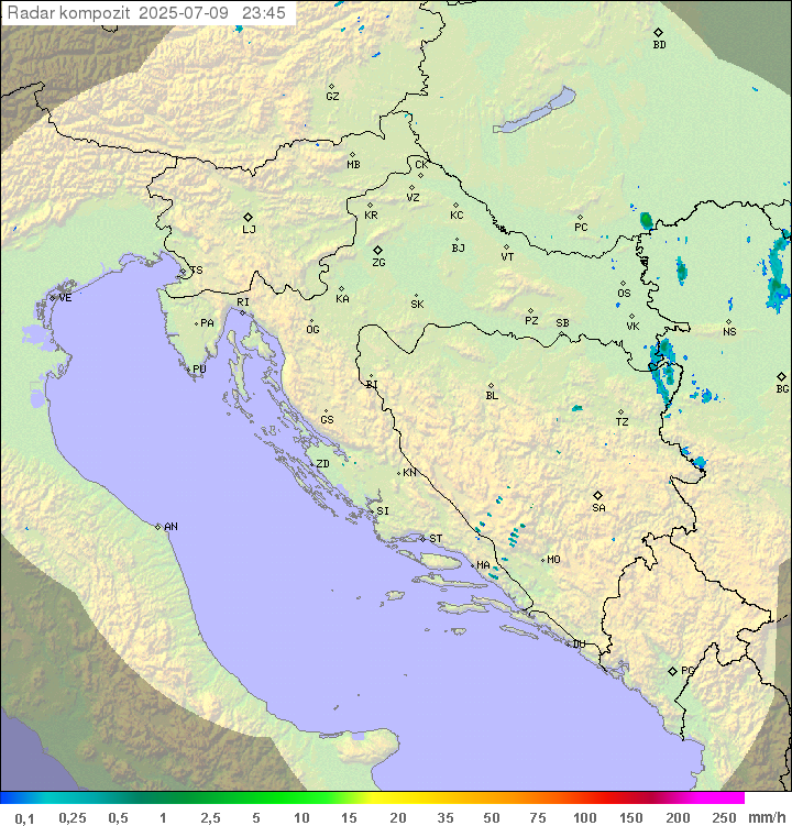 Padavine Hrvaška