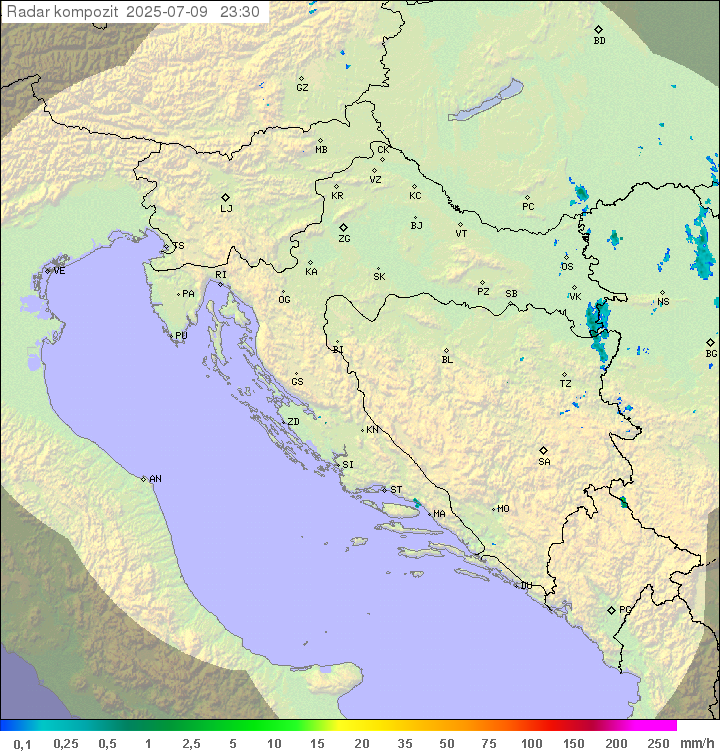Padavine Hrvaška