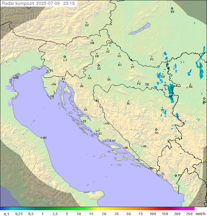 Padavine Hrvaška