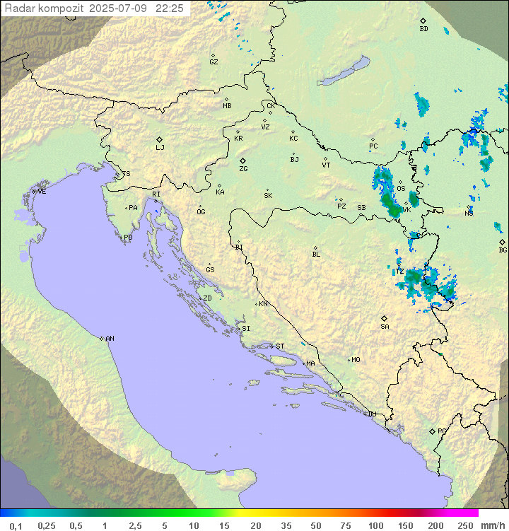 Padavine Hrvaška