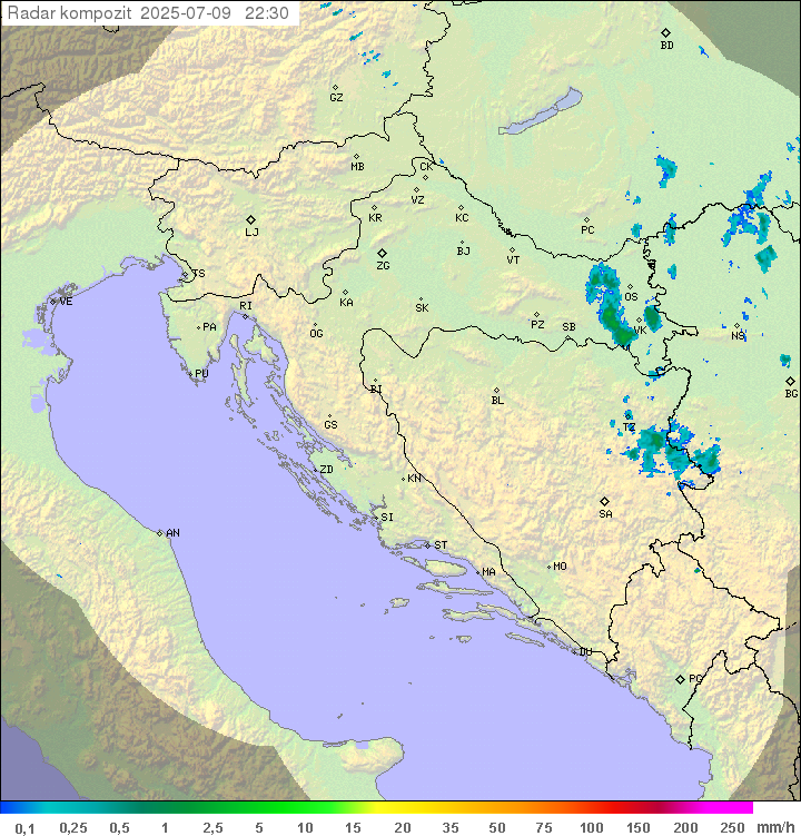 Padavine Hrvaška
