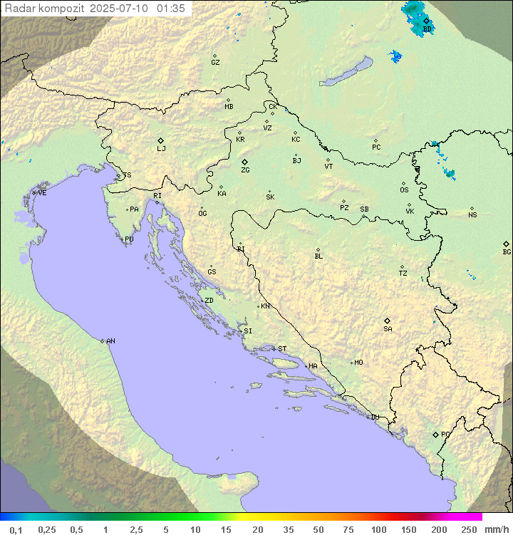 Padavine Hrvaška