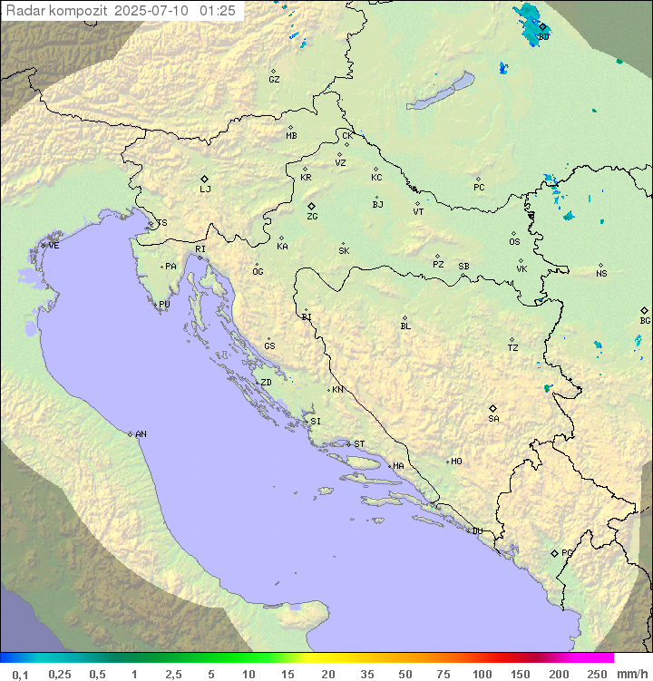 Padavine Hrvaška
