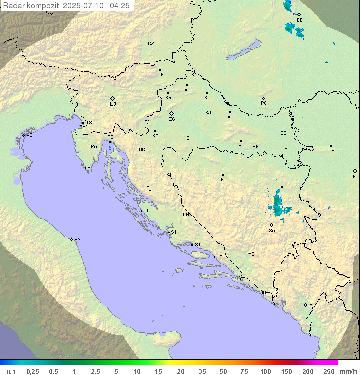 Padavine Hrvaška