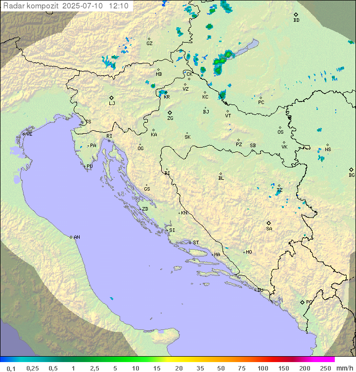 Padavine Hrvaška