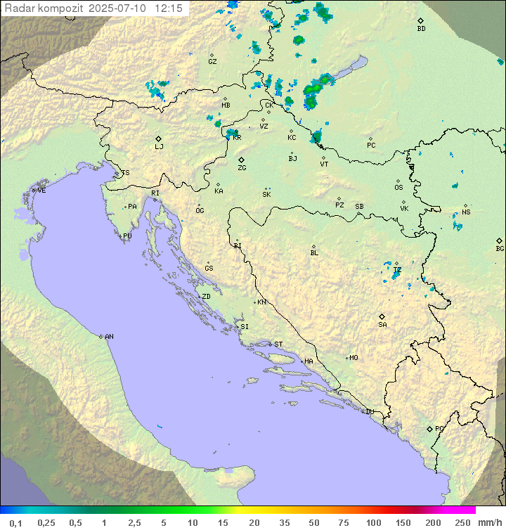 Padavine Hrvaška