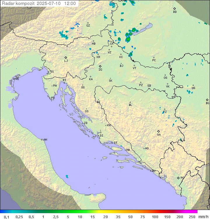 Padavine Hrvaška