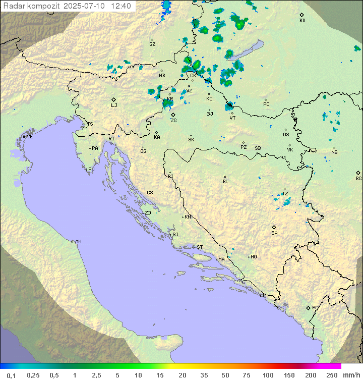 Padavine Hrvaška