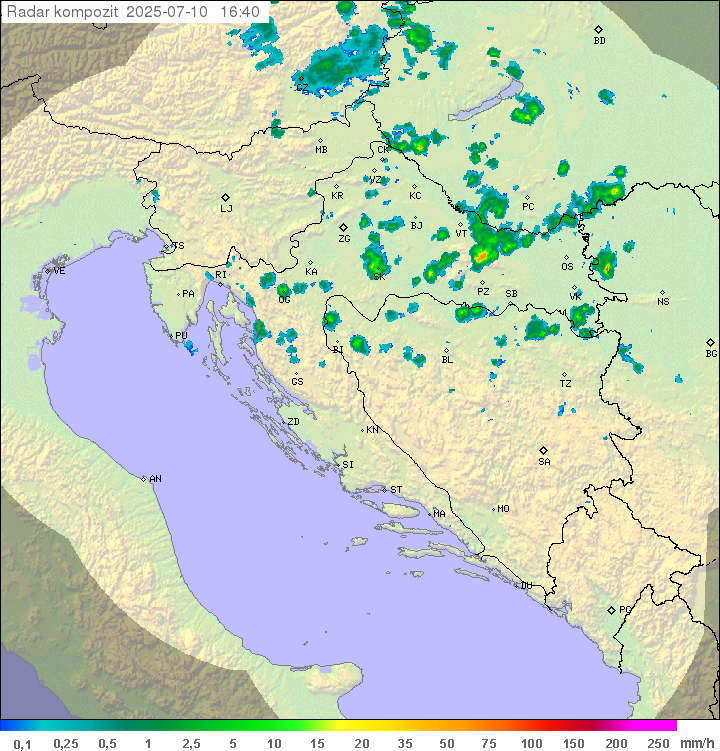 Padavine Hrvaška