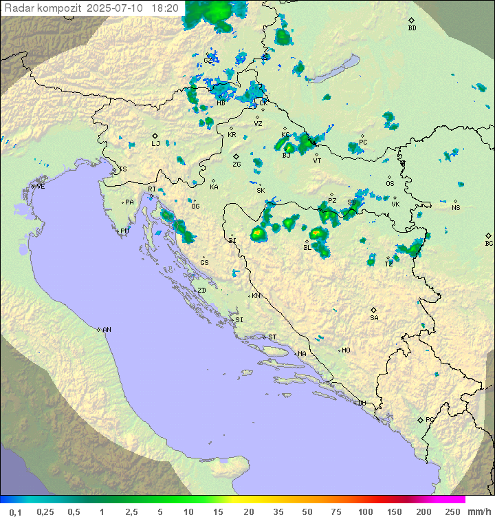 Padavine Hrvaška