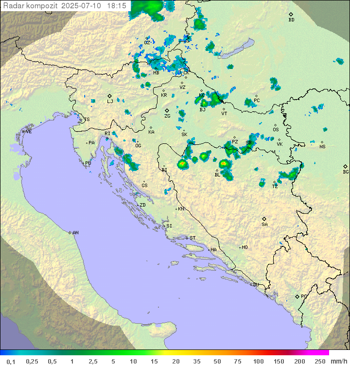 Padavine Hrvaška
