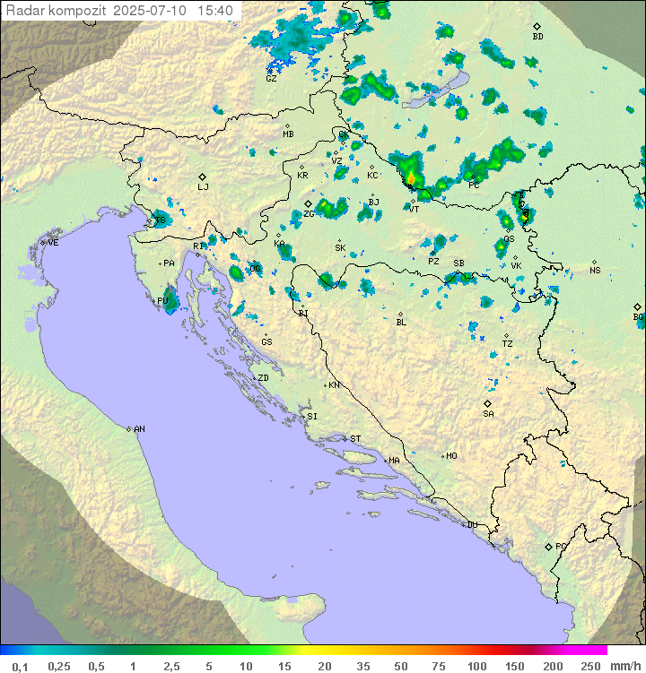 Padavine Hrvaška