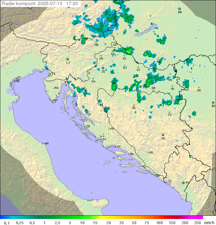 Padavine Hrvaška