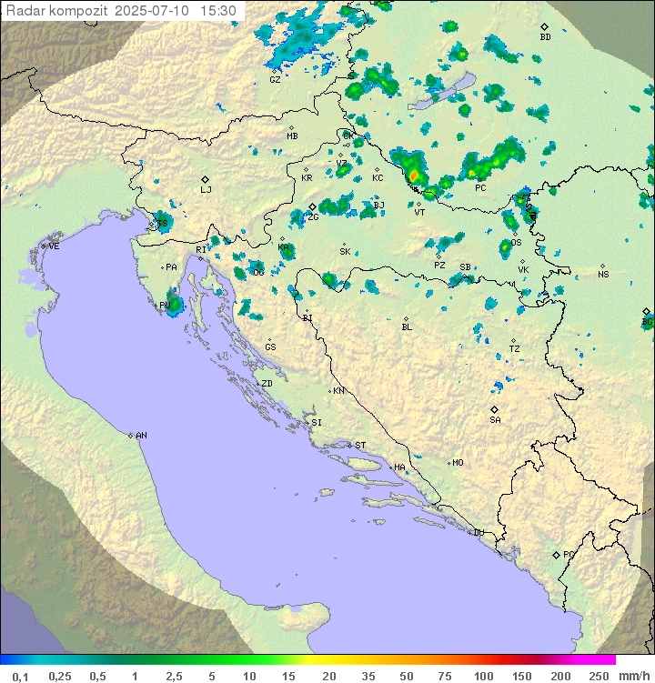 Padavine Hrvaška