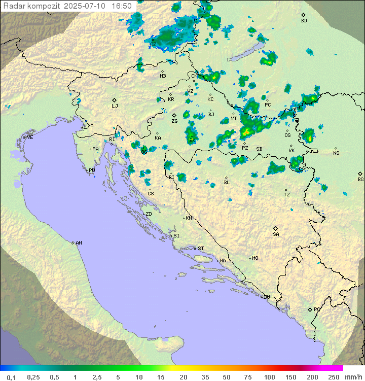 Padavine Hrvaška