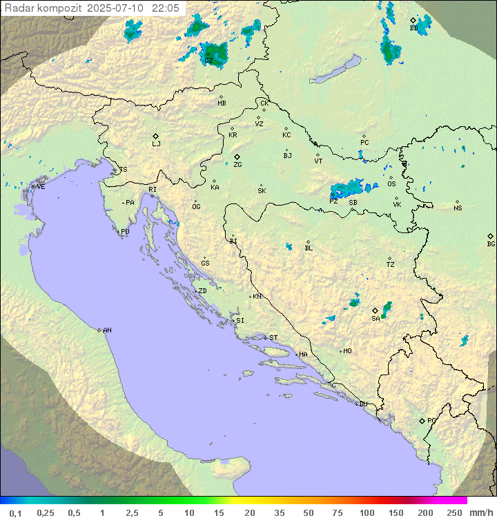 Padavine Hrvaška