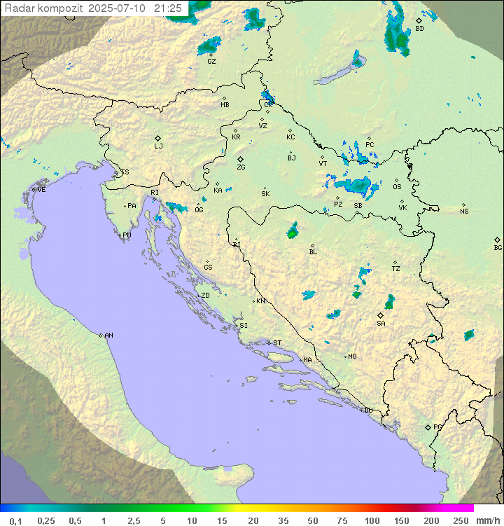 Padavine Hrvaška