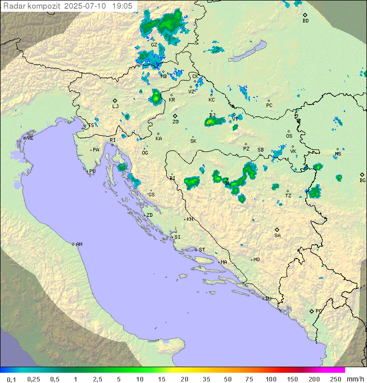 Padavine Hrvaška