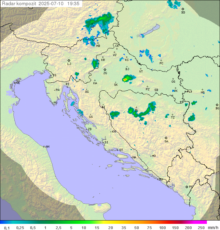 Padavine Hrvaška