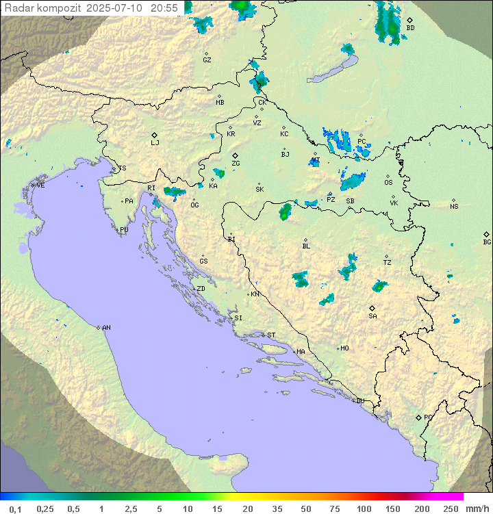 Padavine Hrvaška