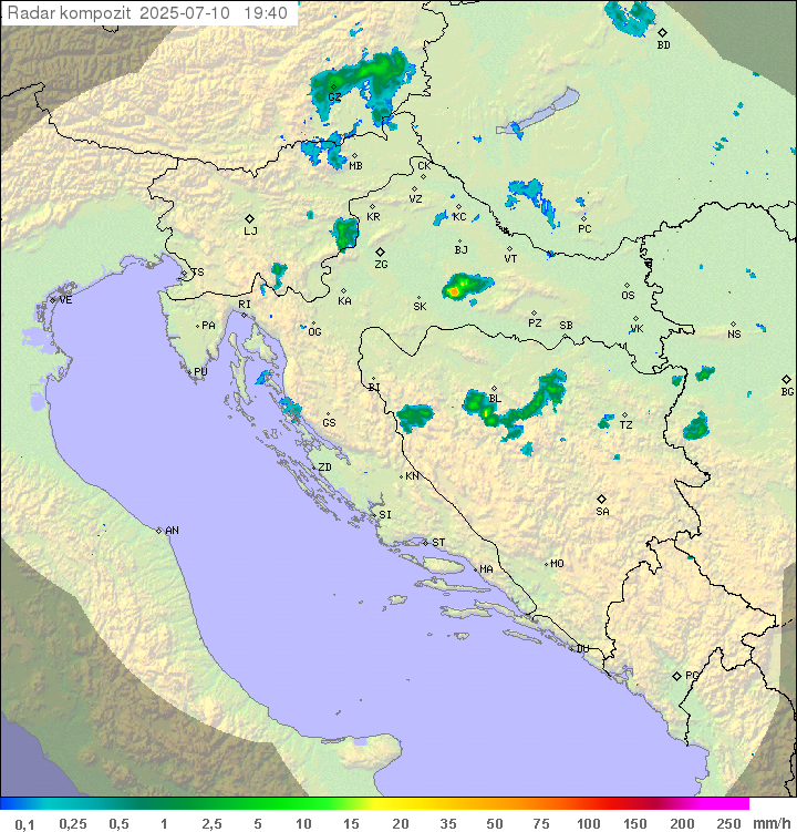 Padavine Hrvaška