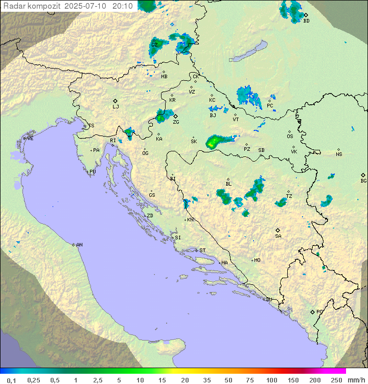 Padavine Hrvaška