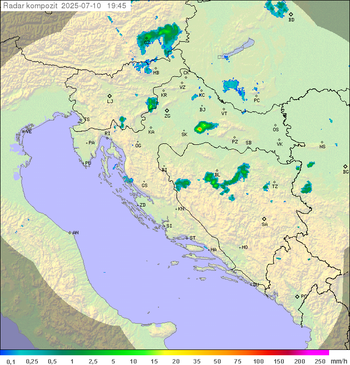 Padavine Hrvaška