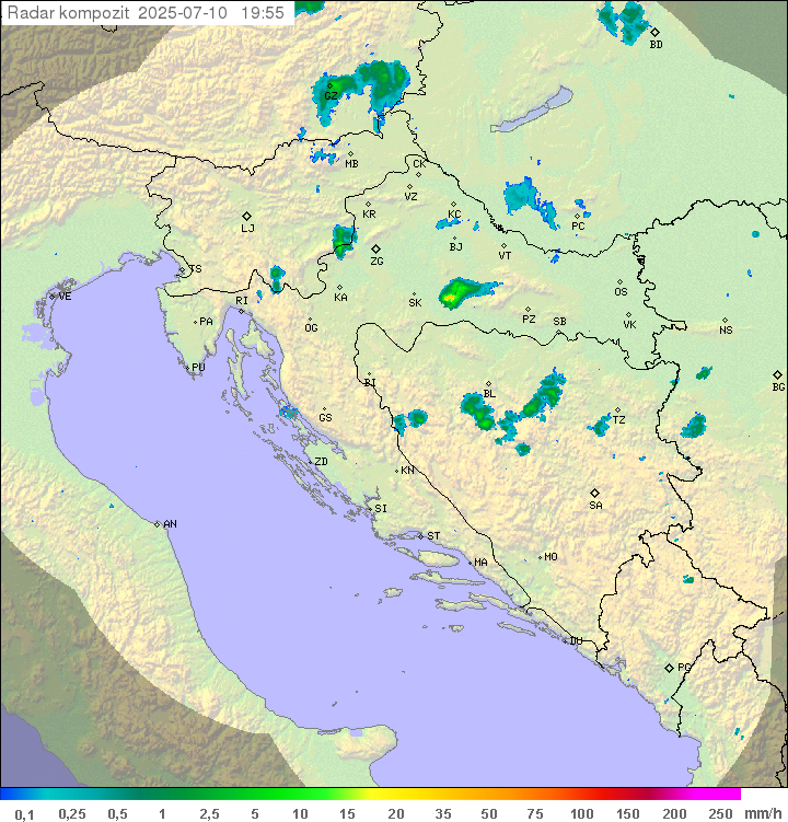 Padavine Hrvaška