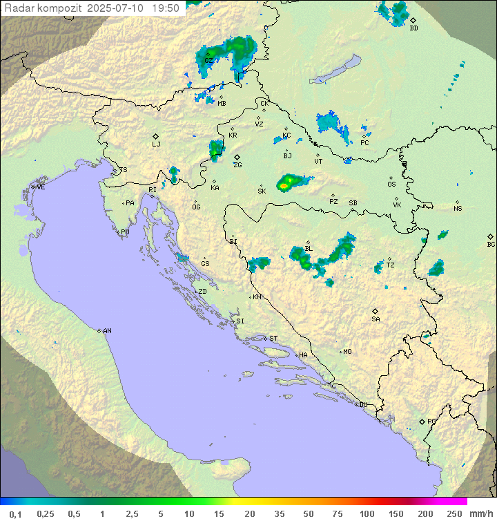 Padavine Hrvaška