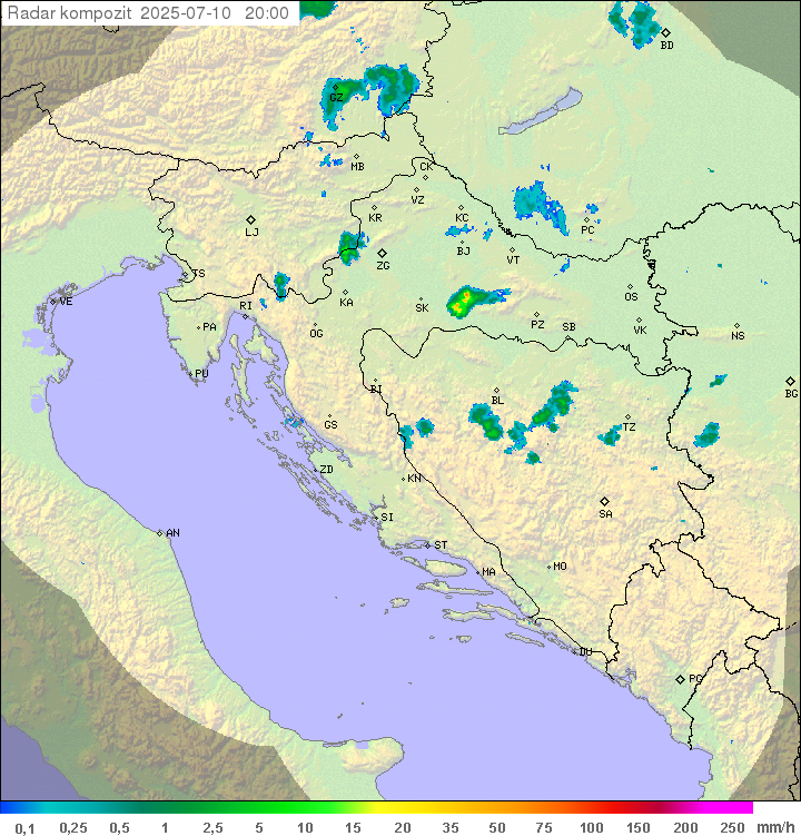 Padavine Hrvaška
