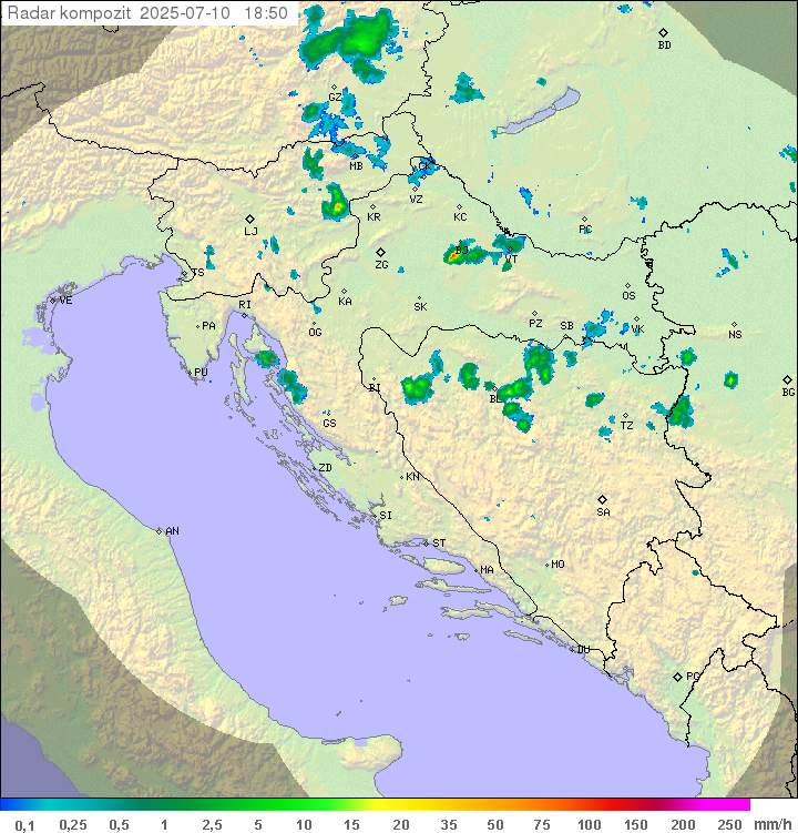 Padavine Hrvaška