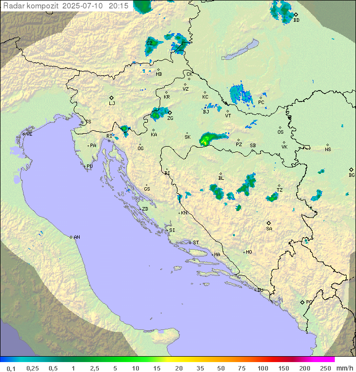 Padavine Hrvaška