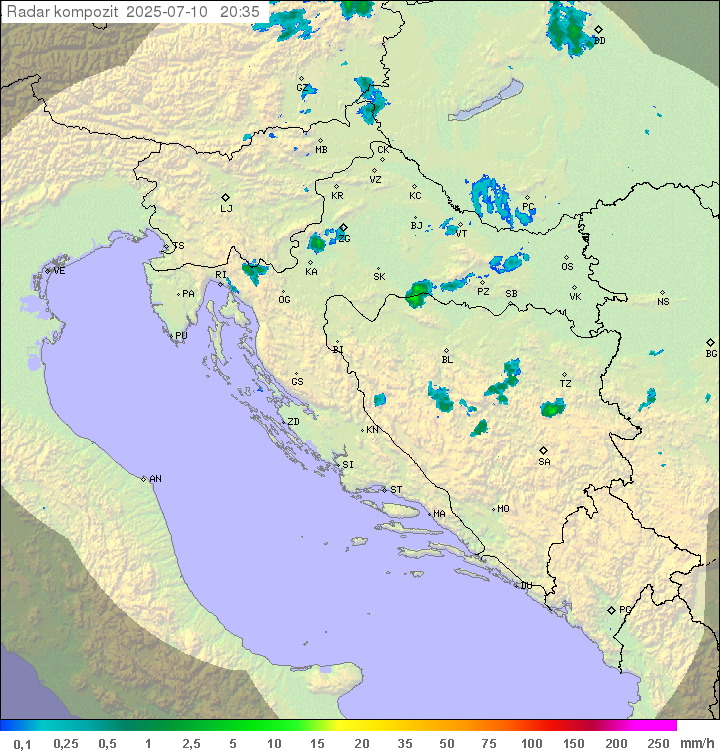 Padavine Hrvaška