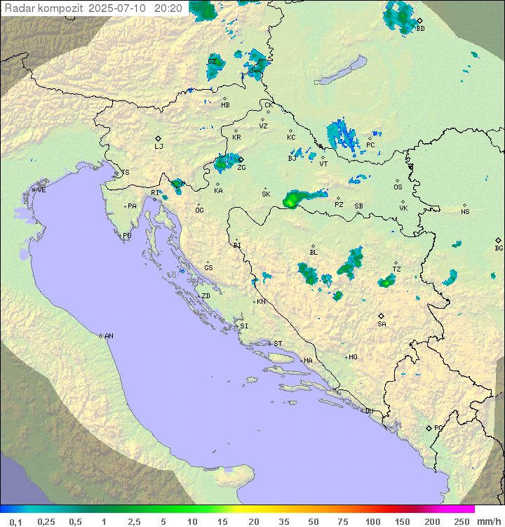 Padavine Hrvaška