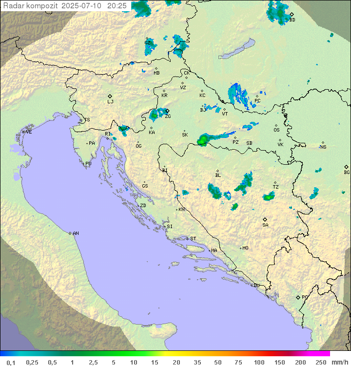 Padavine Hrvaška