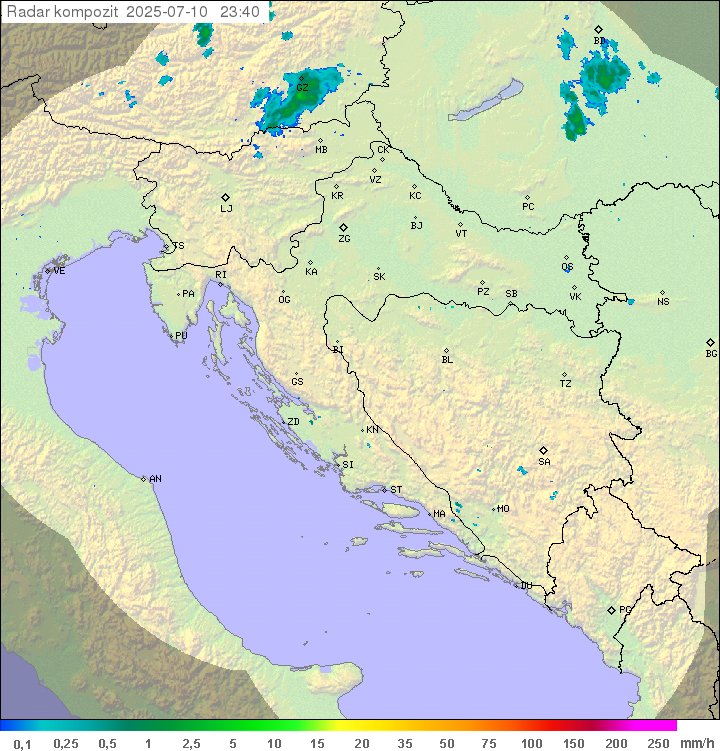 Padavine Hrvaška