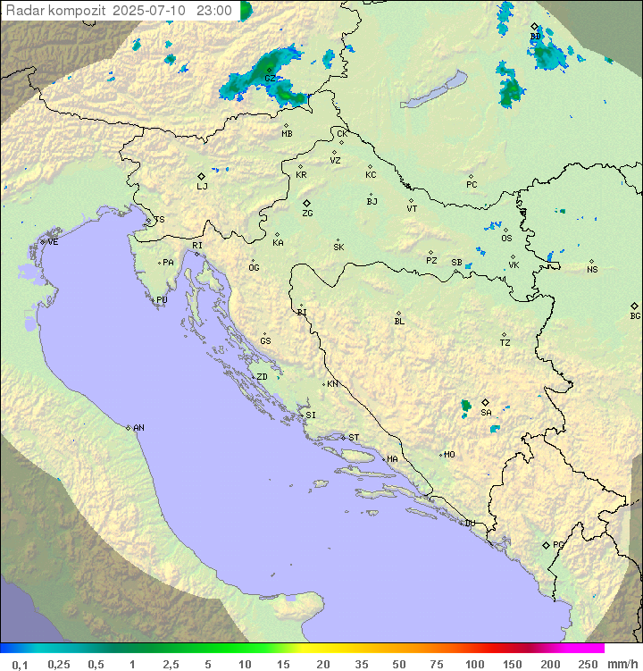 Padavine Hrvaška