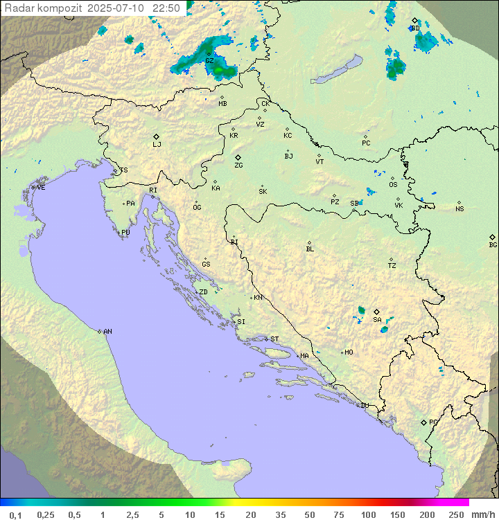Padavine Hrvaška