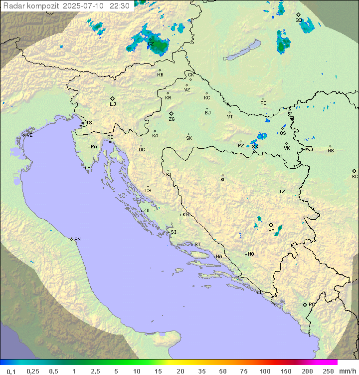 Padavine Hrvaška