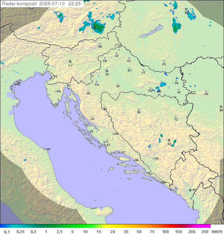 Padavine Hrvaška