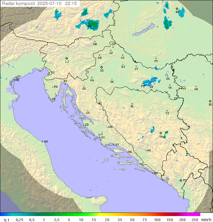 Padavine Hrvaška