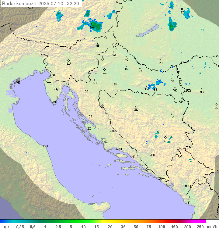 Padavine Hrvaška